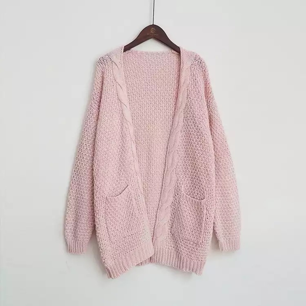 Pink Cardigan Sweater - Picture 2 of 3